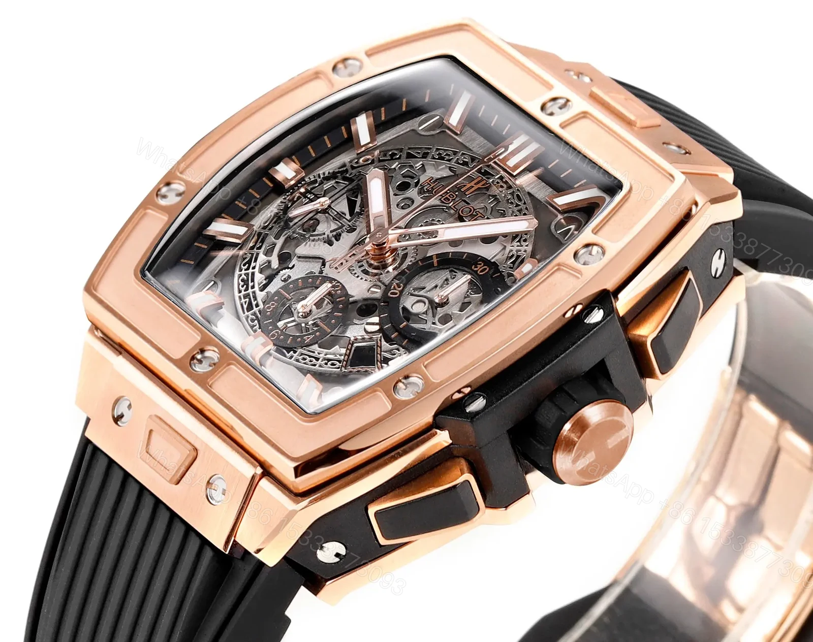 View 4 of HB Factory Hublot Spirit of Big Bang Rose Gold Black