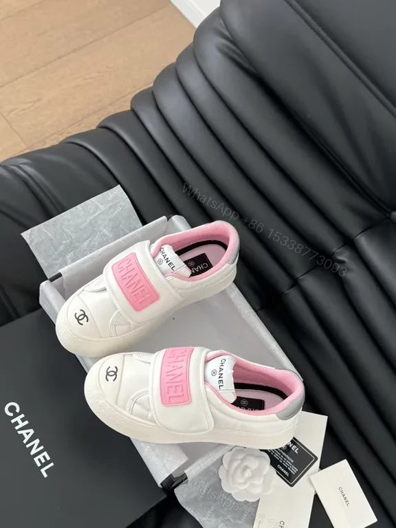 View 4 of Chanel-Inspired Kidsâ€TM Spark Step Sneakers: Luxe Everyday Glam