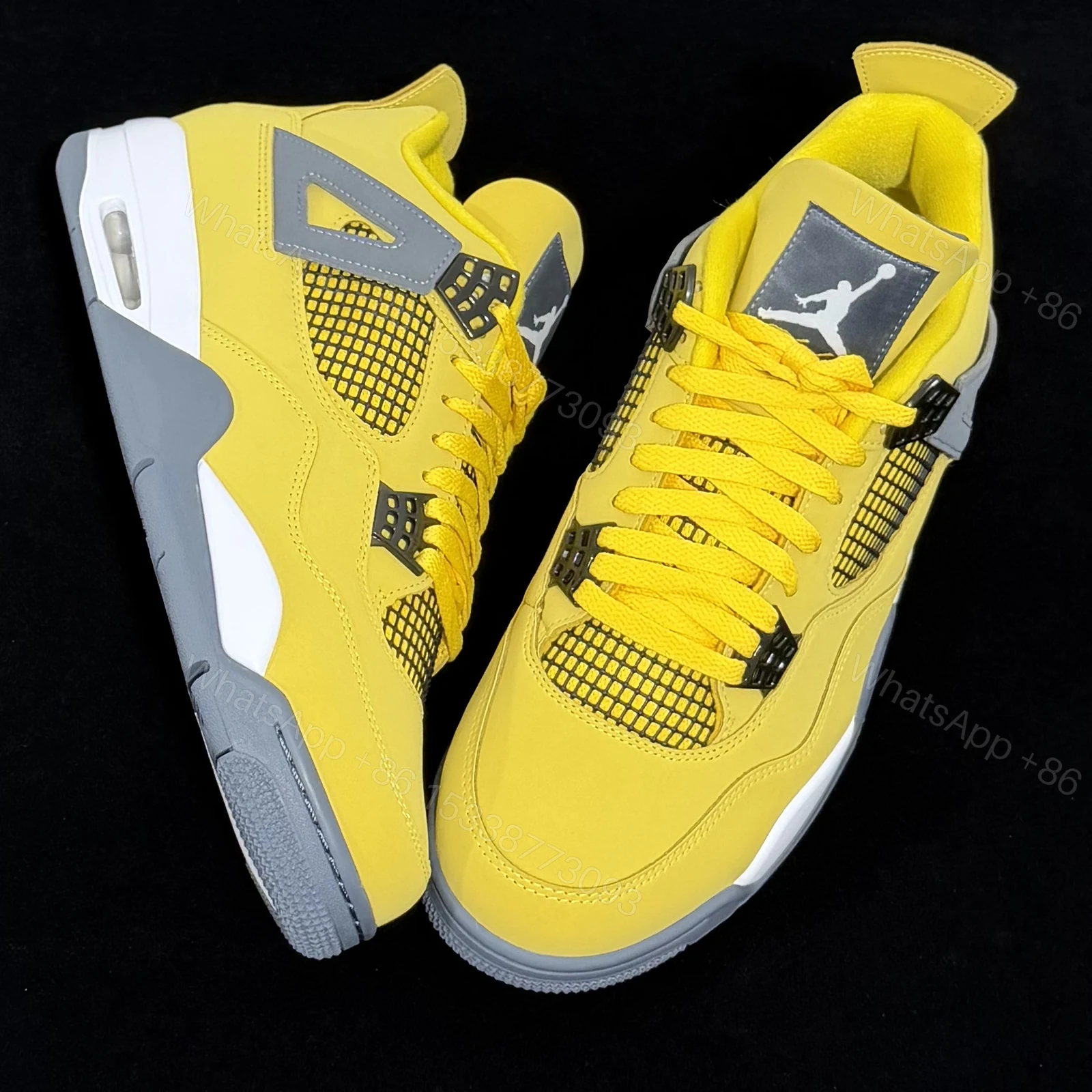 View 8 of Air Jordan 4 Retro Lightning (2021) Reps