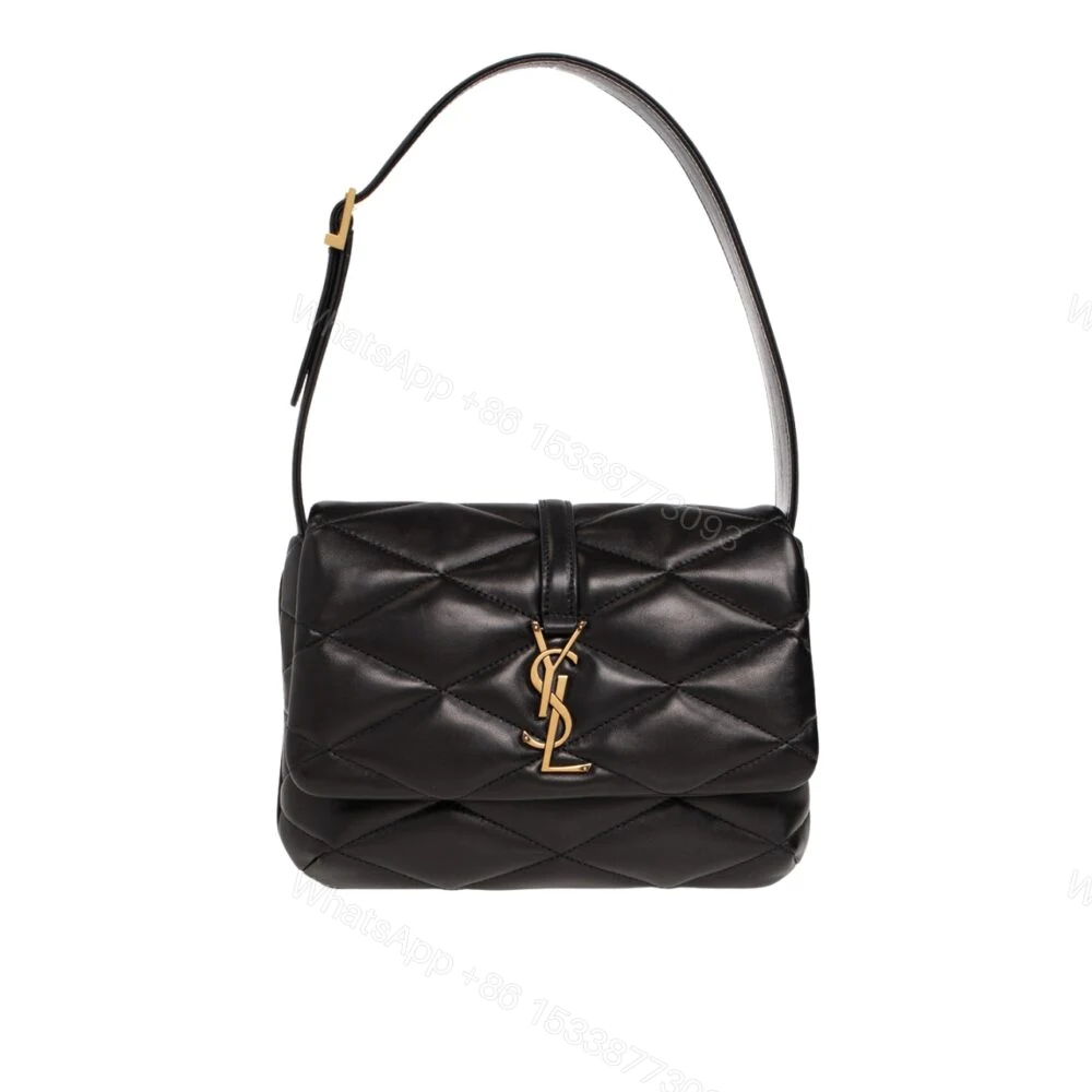 Saint Laurent Le 57 Quilted Shoulder Bag Black 21Cm — view 1