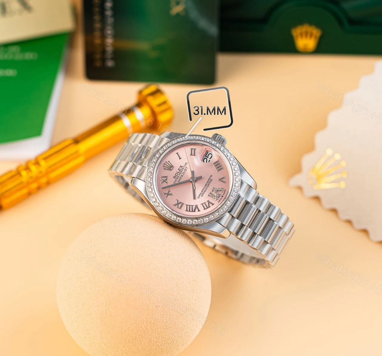 View 4 of Rolex Datejust 31 White Dial Jubilee Women’s Watch