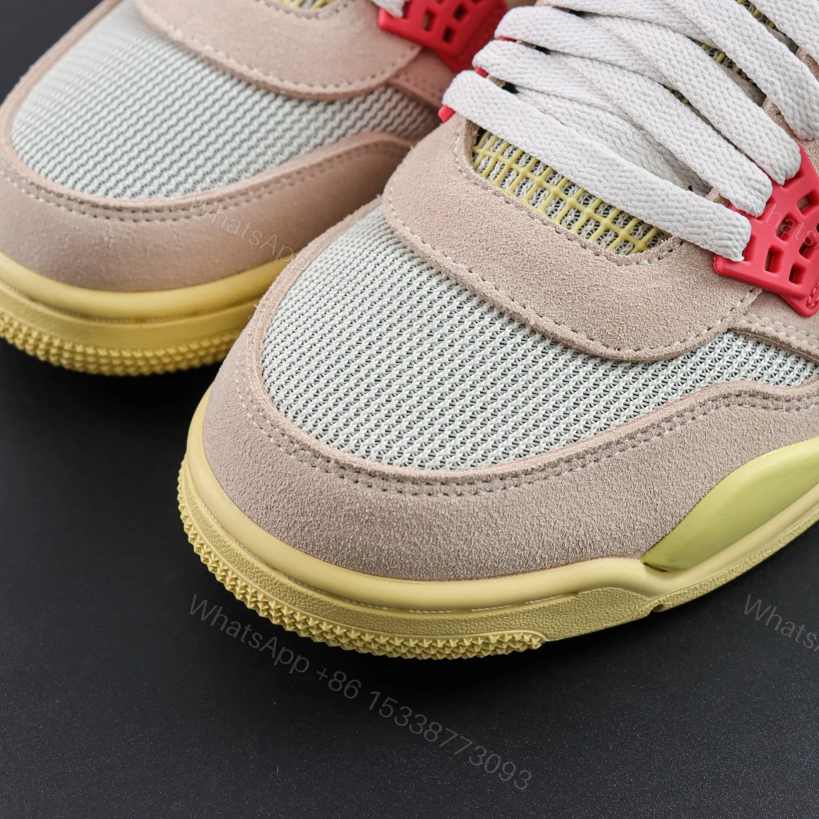 View 4 of Union LA × Air Jordan 4 Retro “Guava Ice” Reps