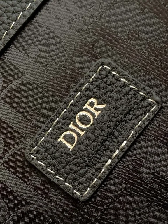 View 2 of Dior Textured Leather Backpack: Structured Luxury Everyday Carry