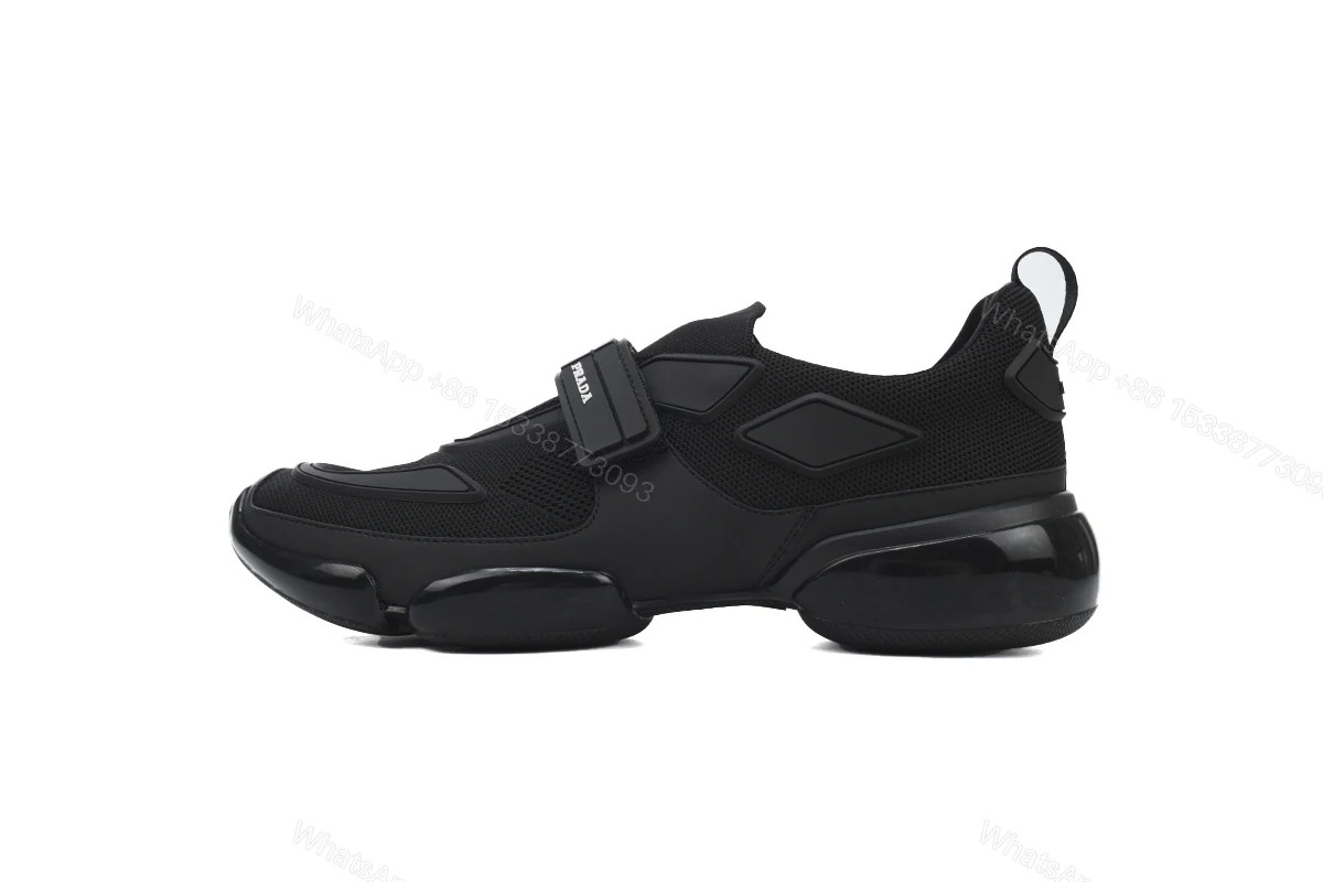 View 6 of Prada Cloudbust Velcro sneakers Black