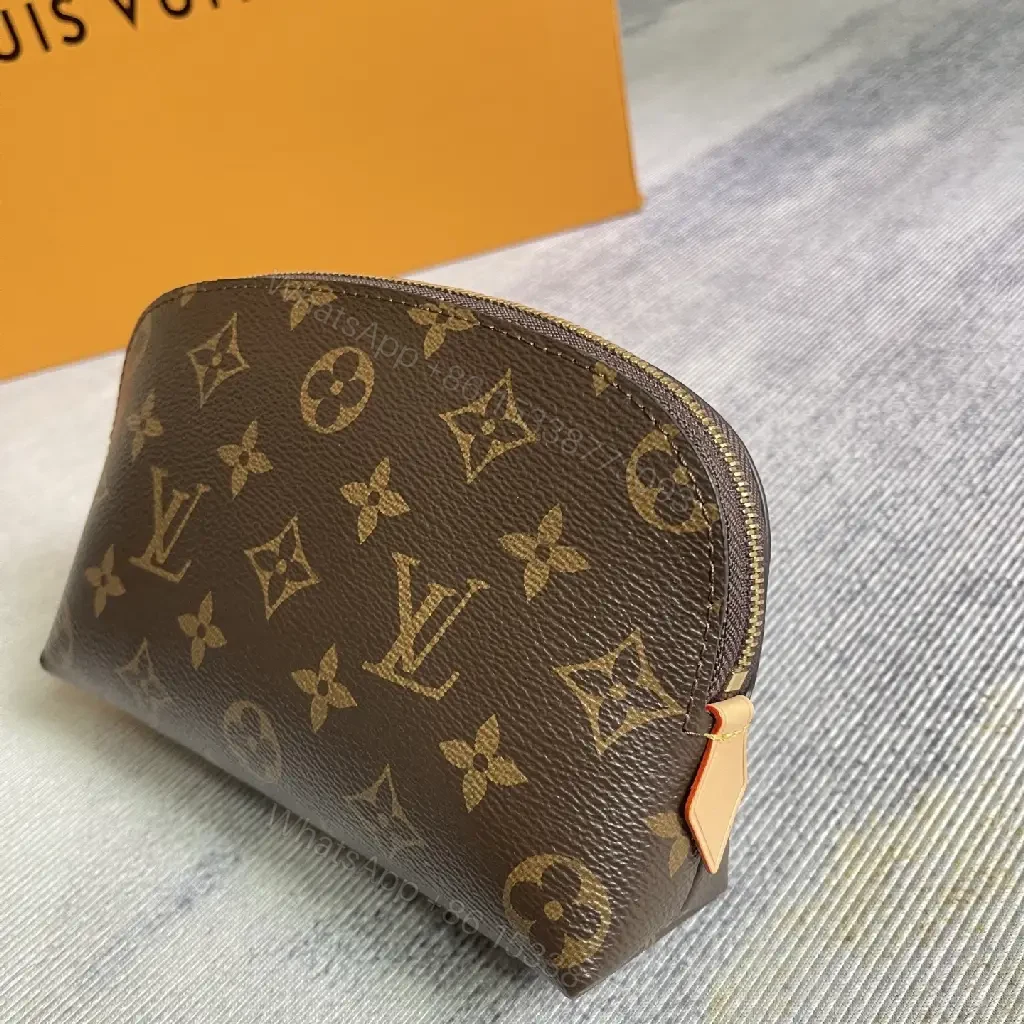 View 6 of Brown LV Monogram Ledger Wallet with Zipper