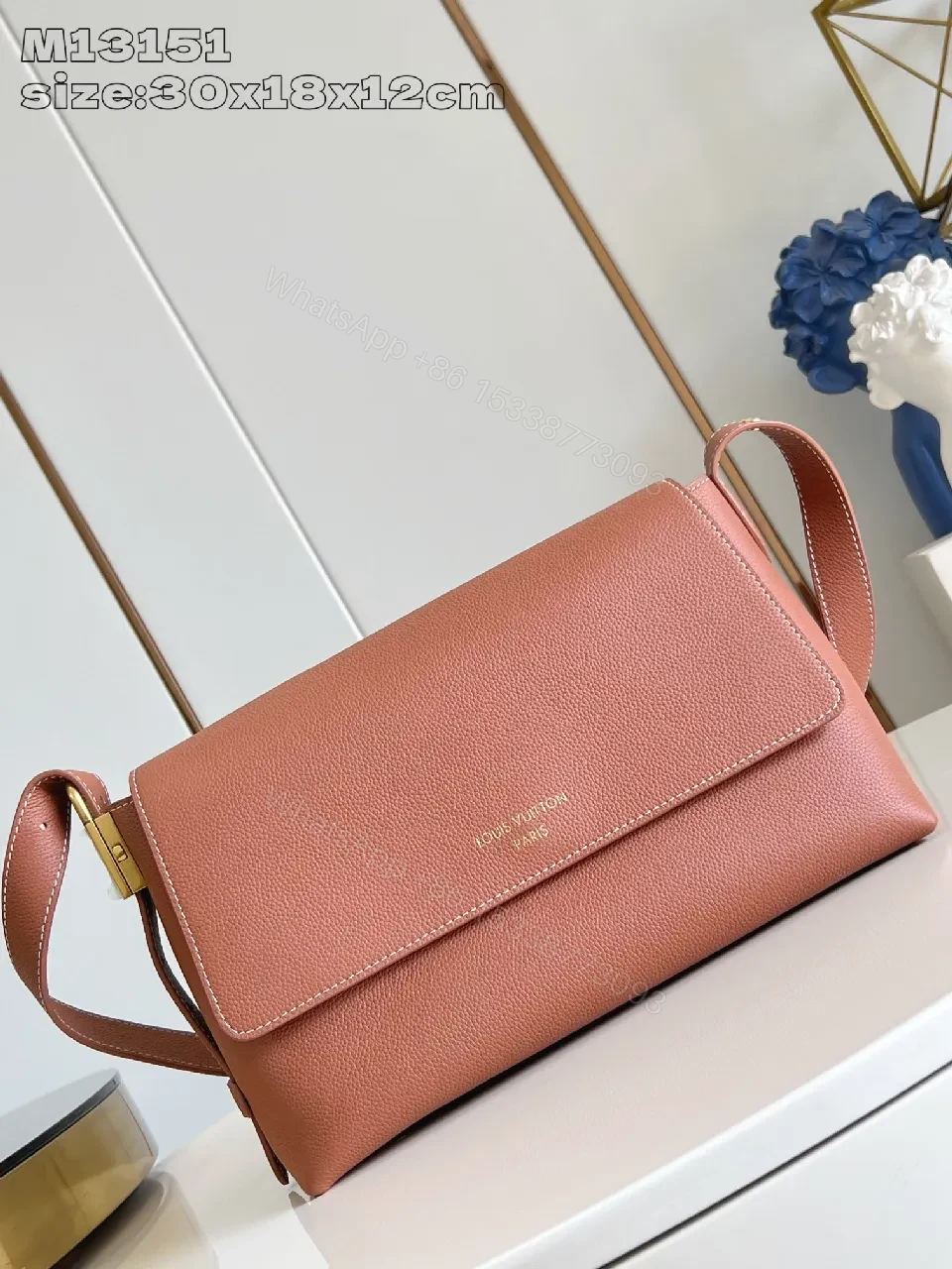 Soft-pebble Leather Crossbody, Luxe Everyday Bag — view 1