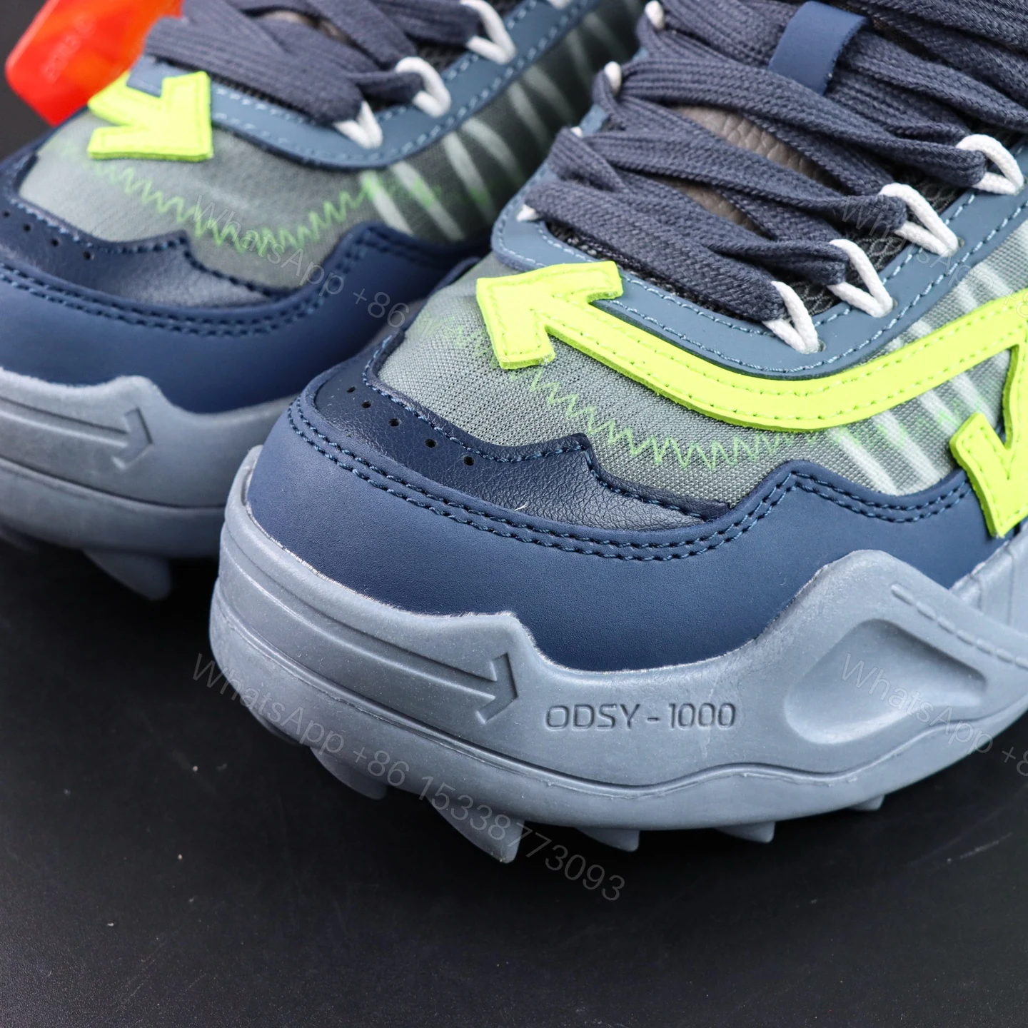 View 4 of Off White ODSY 1000 Yellow Blue Reps