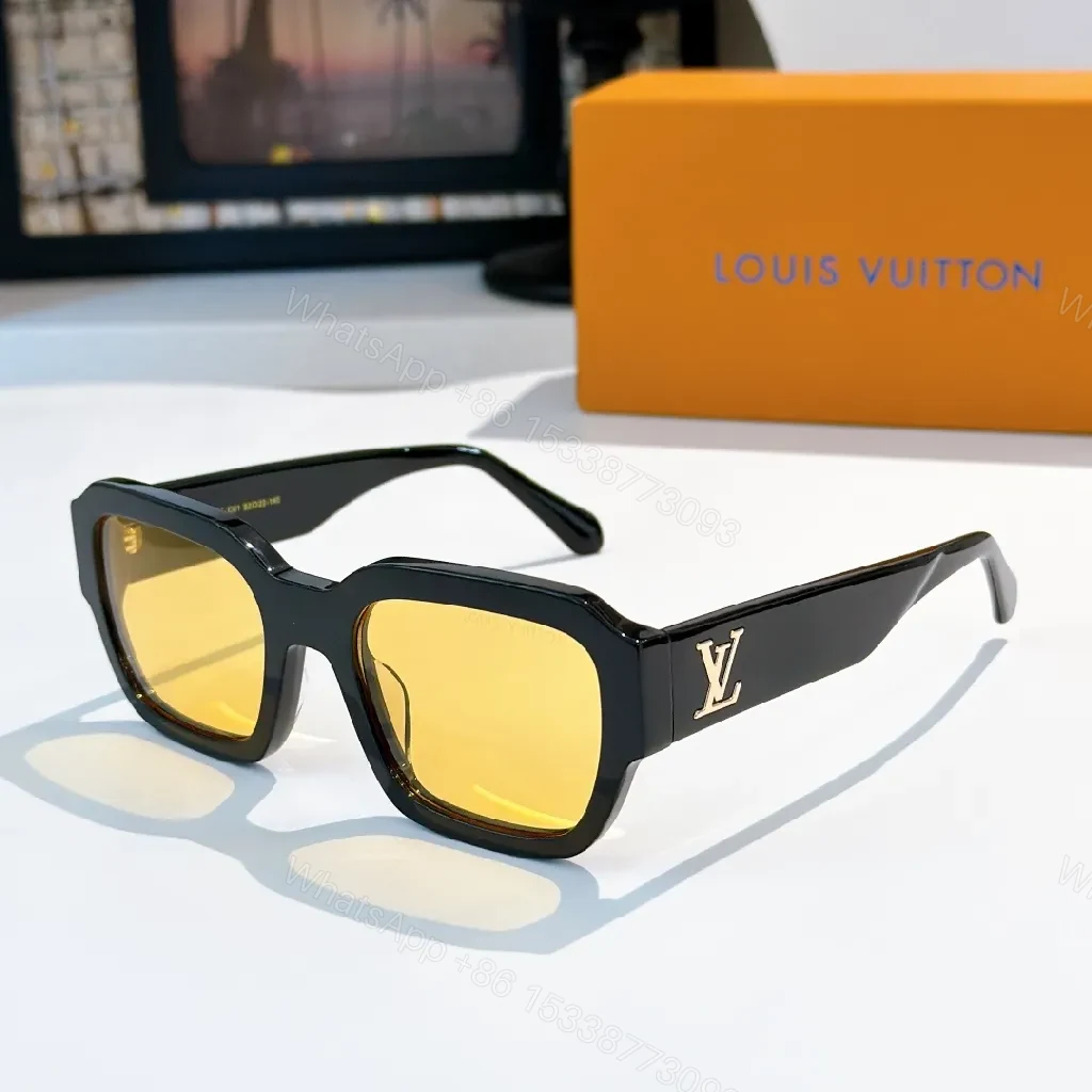 View 9 of Bold Tortoishell Sunglasses with LV Detail: Everyday Luxury Elevation