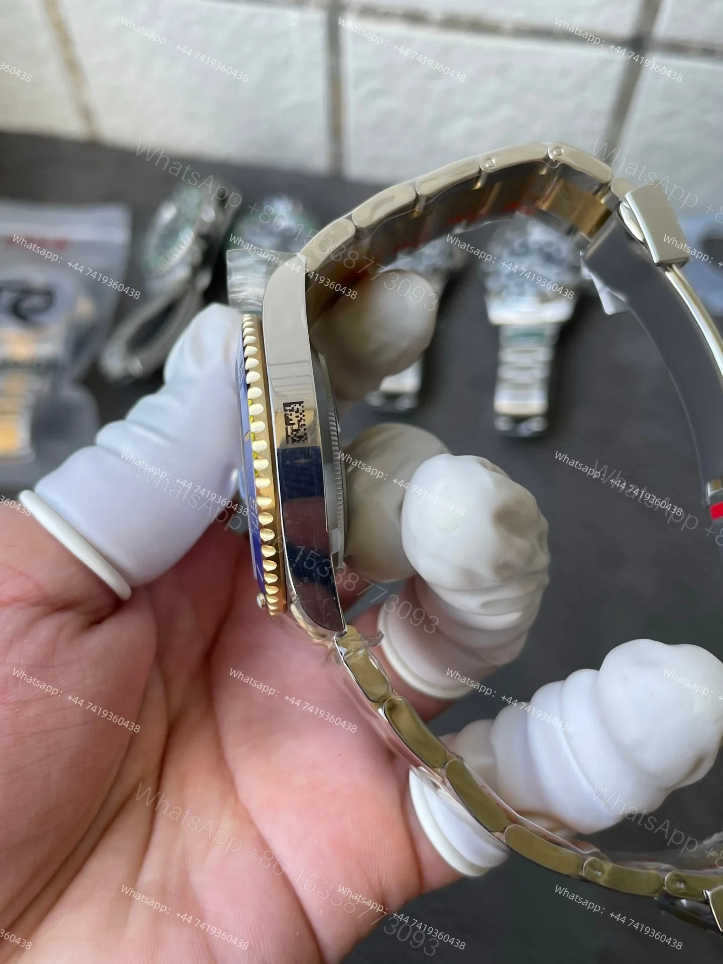 View 9 of Rolex Super Clone Watches 1:1 Bluesy Submariner 126613LB VS3235 Movement 41mm V2 Weighted