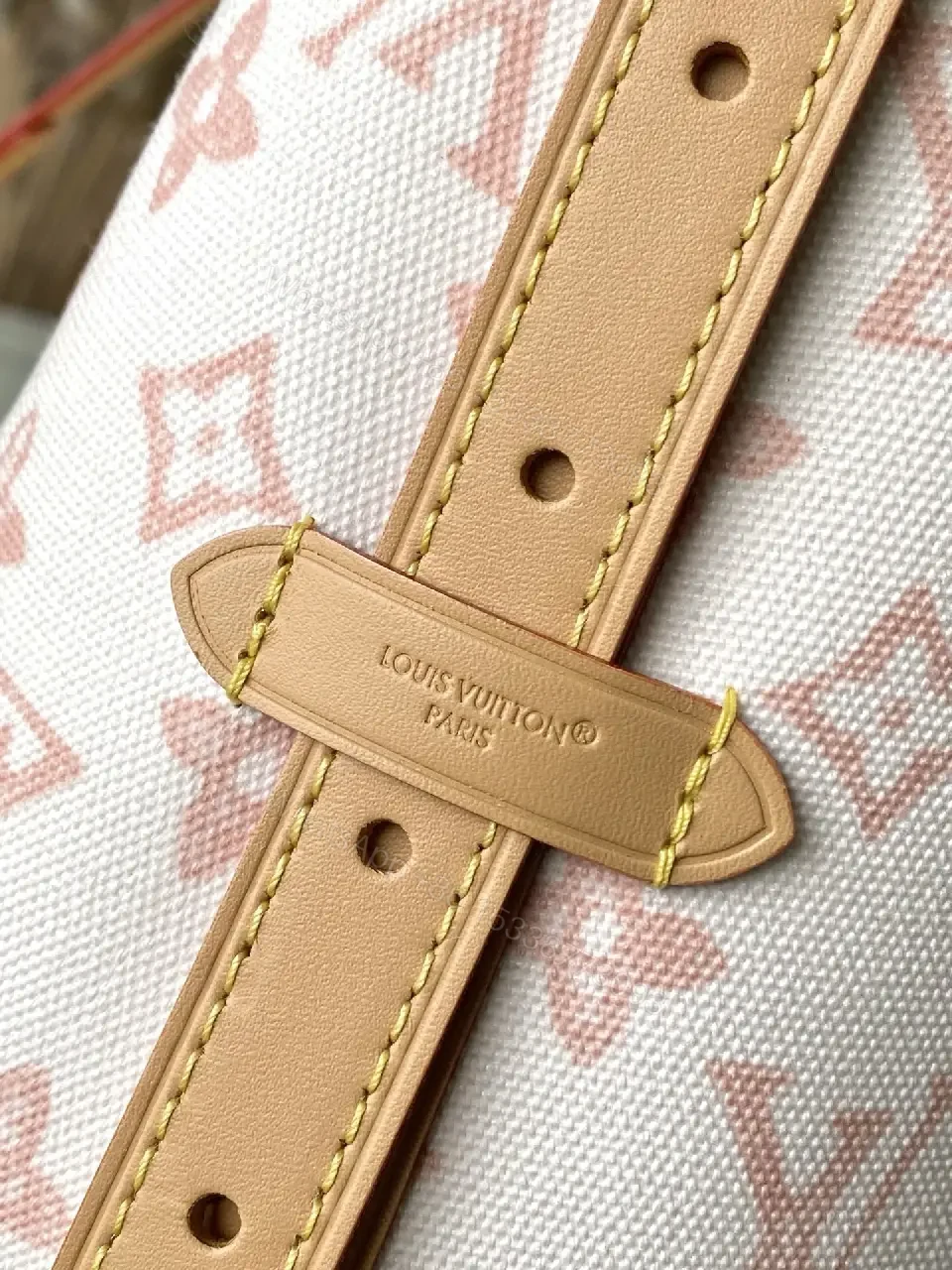 View 7 of Soft Pink Monogram Hobo Bag: Everyday Luxe Delight