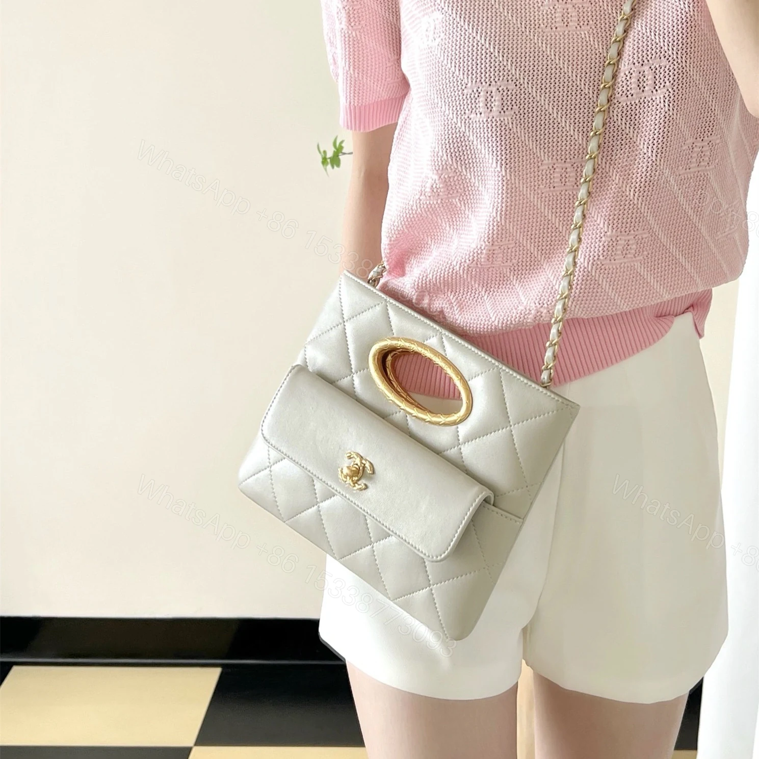 View 22 of 高仿Chanel*24B系列AS5036單肩手提包灰色免檢版