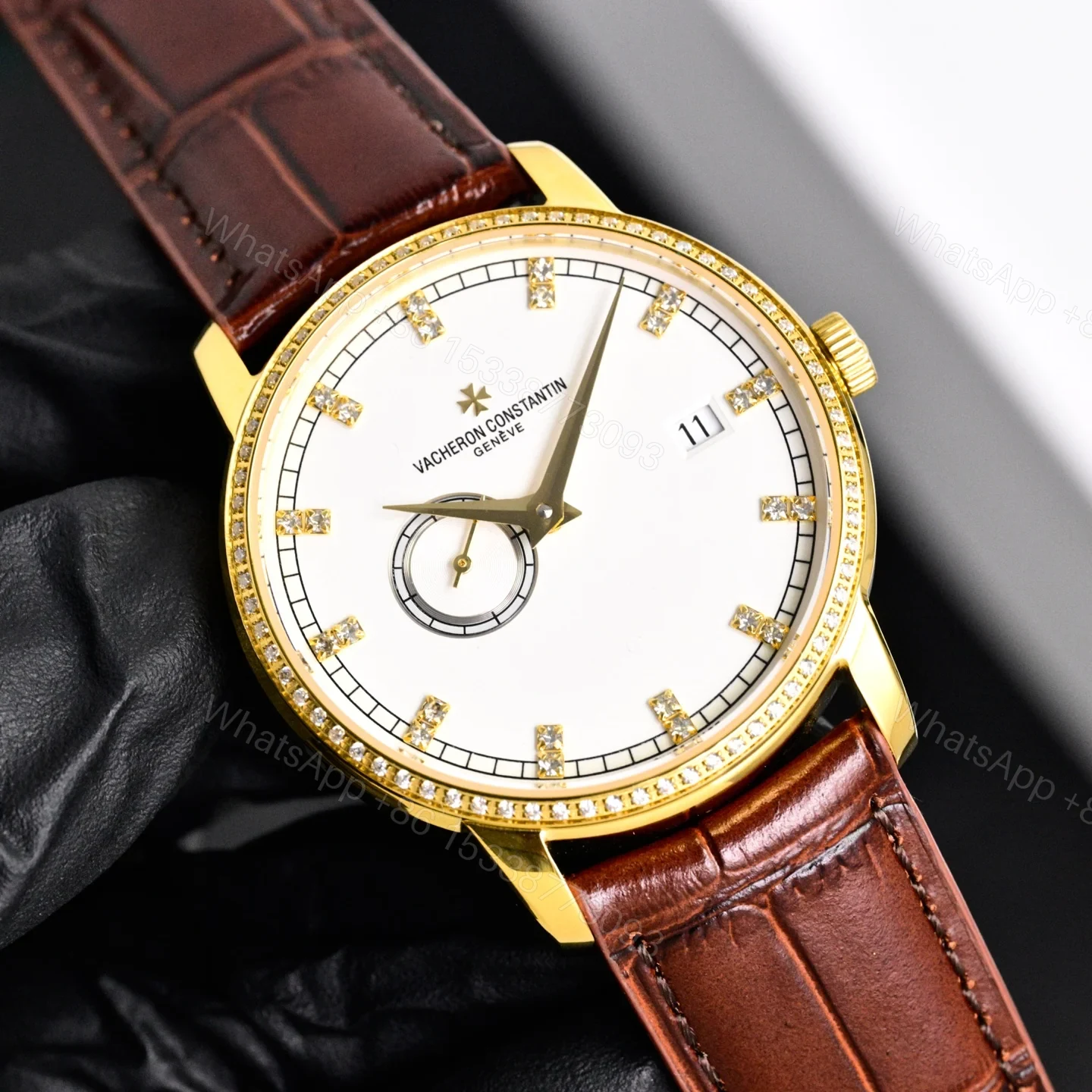 View 7 of Vacheron Constantin Traditionnelle 87172 Automatic Watch VC-87172-000R-9302