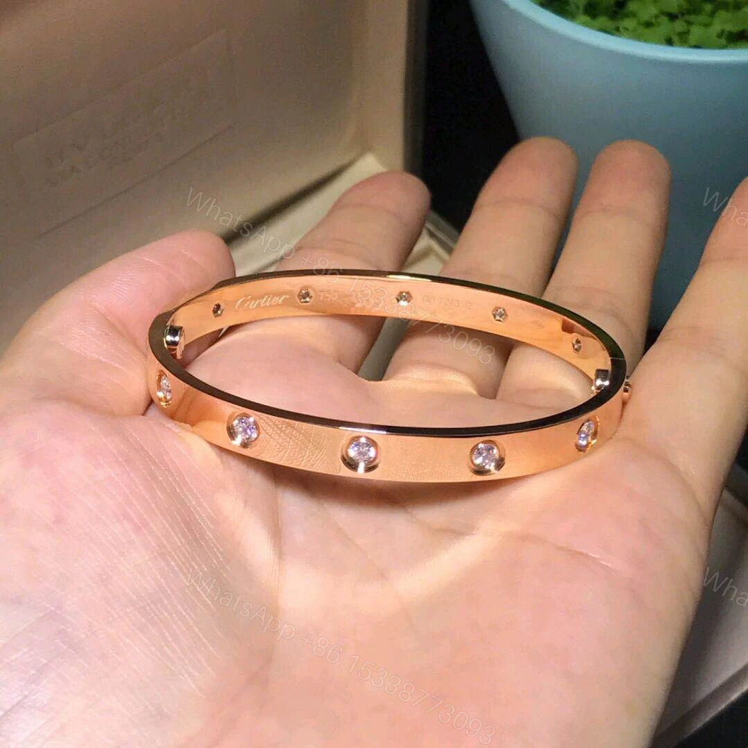 View 4 of Cartier Love Bracelet, 10 Diamonds