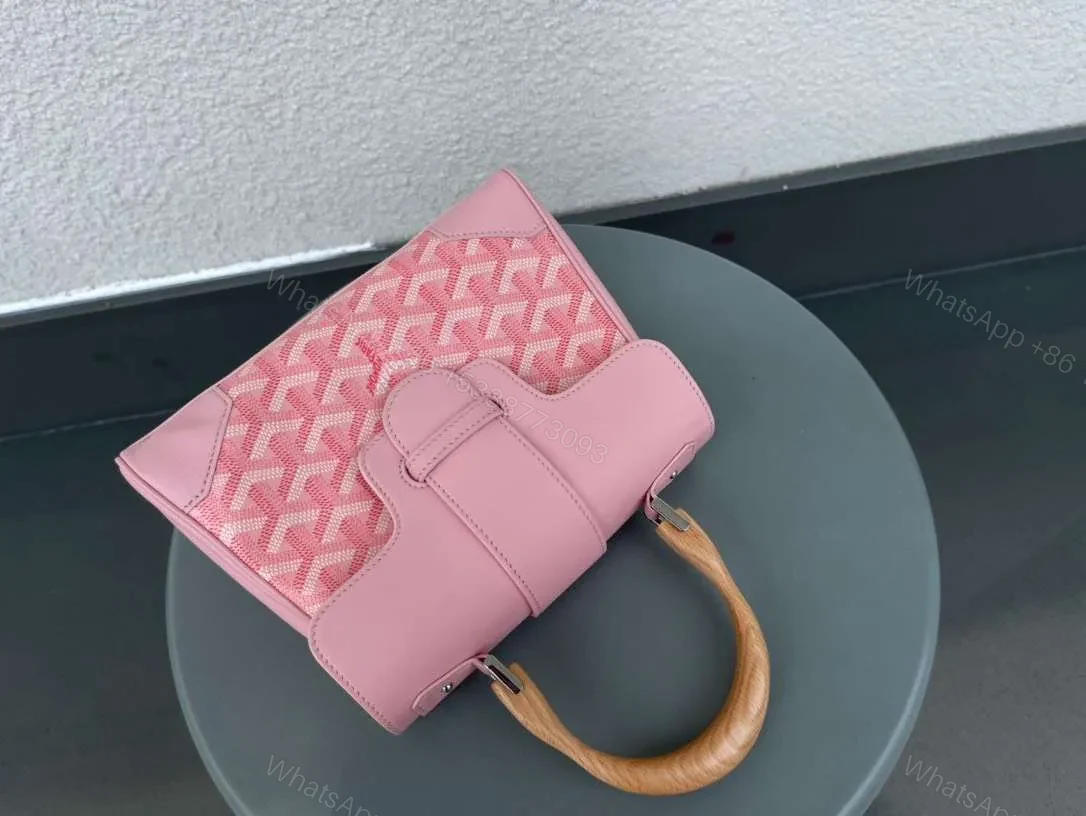 View 3 of Goyard Saigon Pink Replica 11 High Quality Bag 20x15cm
