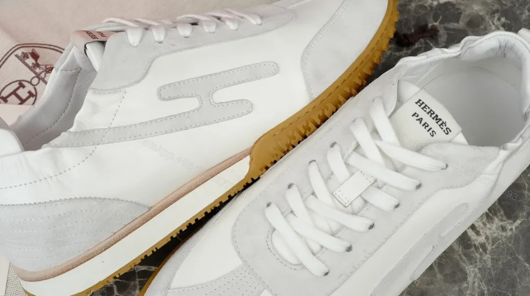 View 4 of White Leather High-Top Sneakers with Cushioned Comfort and Durable Trim