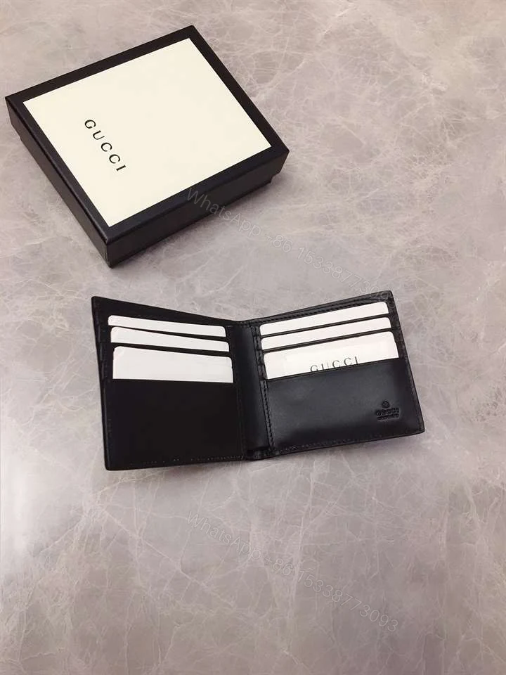 View 8 of eBay Gucci Men’s Black GG Embossed Leather Wallet – WGR038