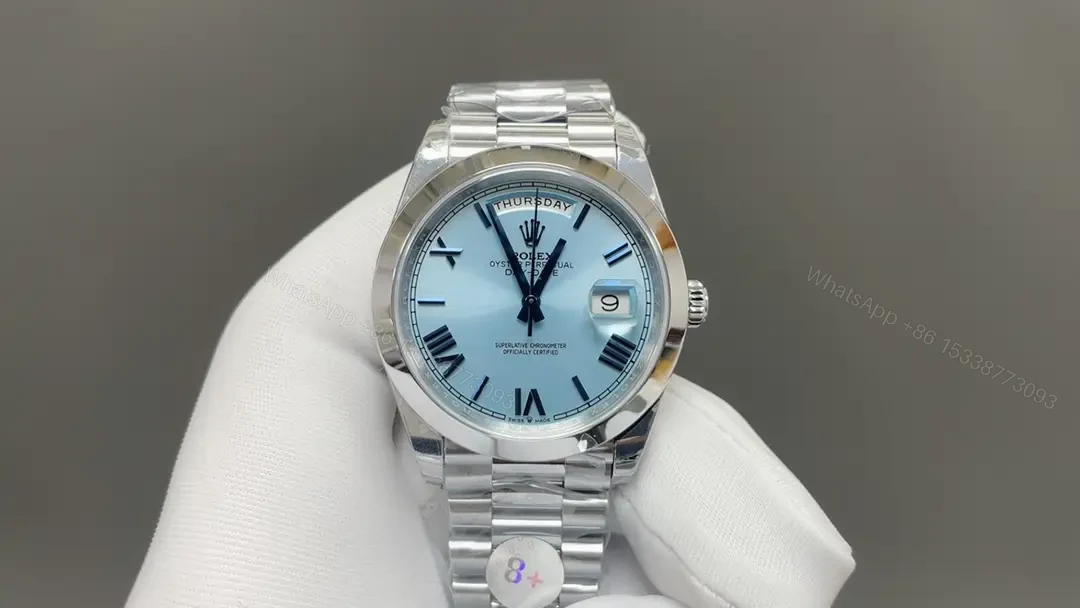 Rolex Day-Date Ice Blue 40MM President Bracelet Prestigious Edition 228206-0001 — view 1
