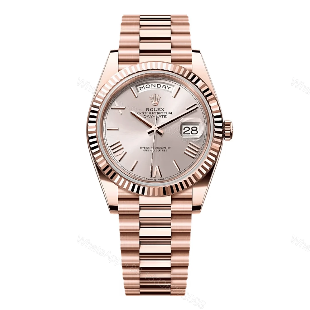 Rolex Day-Date Everose Gold Replica — view 1