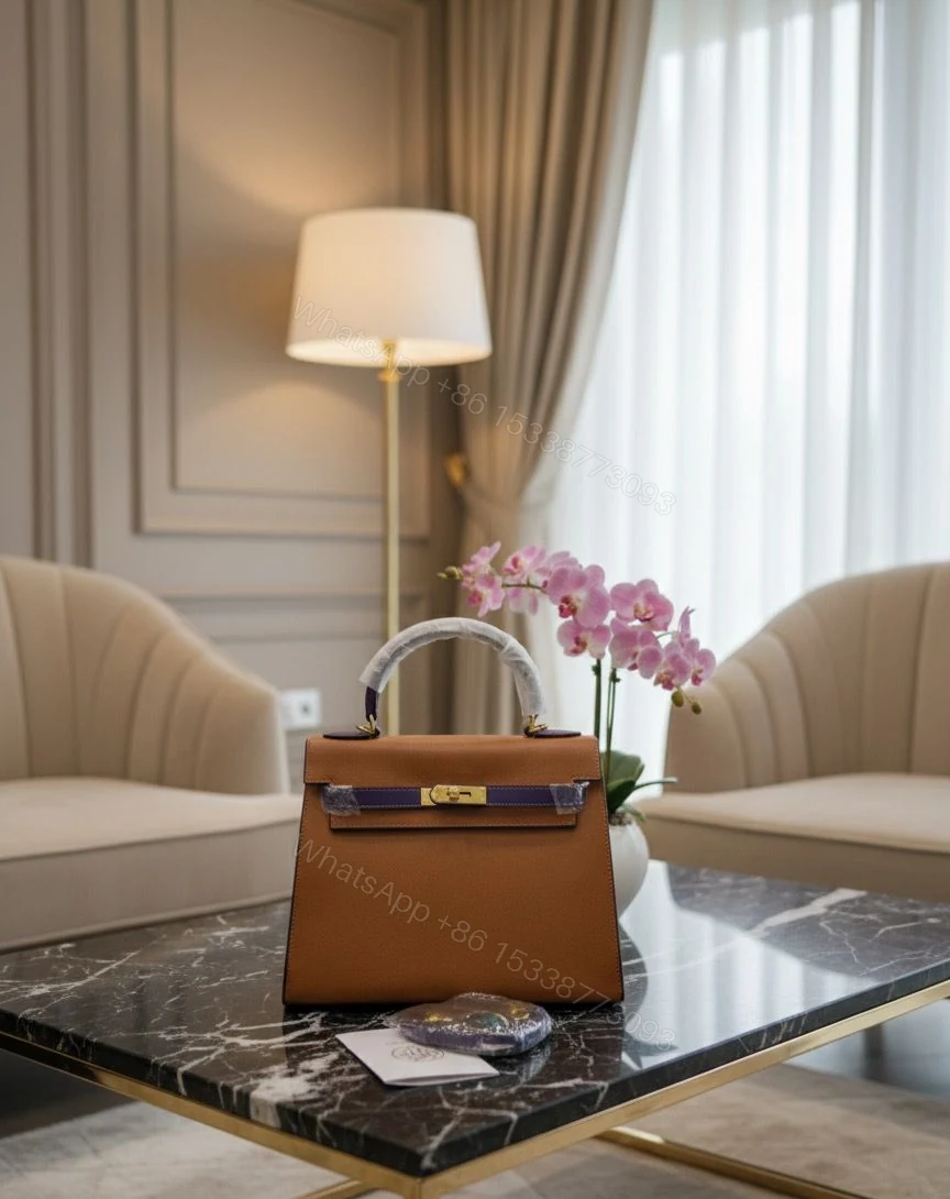 View 4 of FIRST COPY Hermes Kelly 25cms High Quality leather Bag