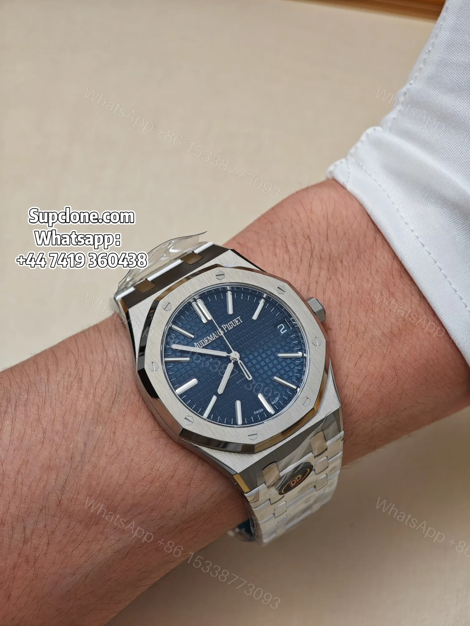 View 34 of Audemars Piguet Super Clone 1:1 Royal Oak 15510 Blue Dial 41MM