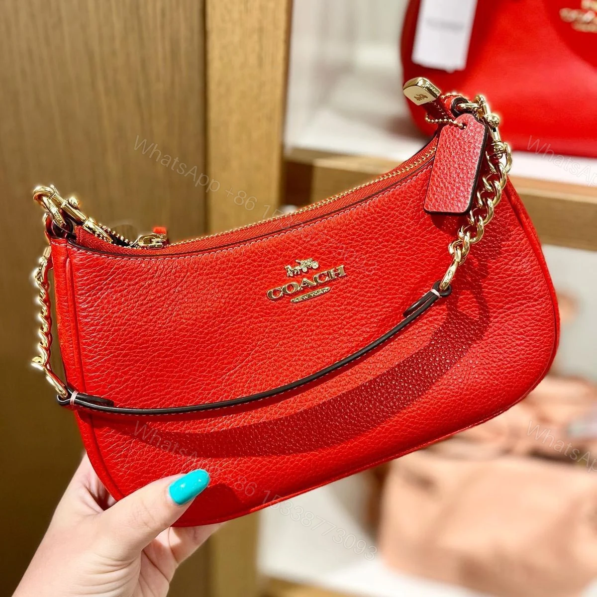 View 12 of FIRST COPY Coach Teri Shoulder Bag