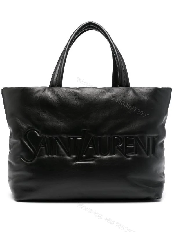 View 2 of Saint Laurent Shopper with embossed logo