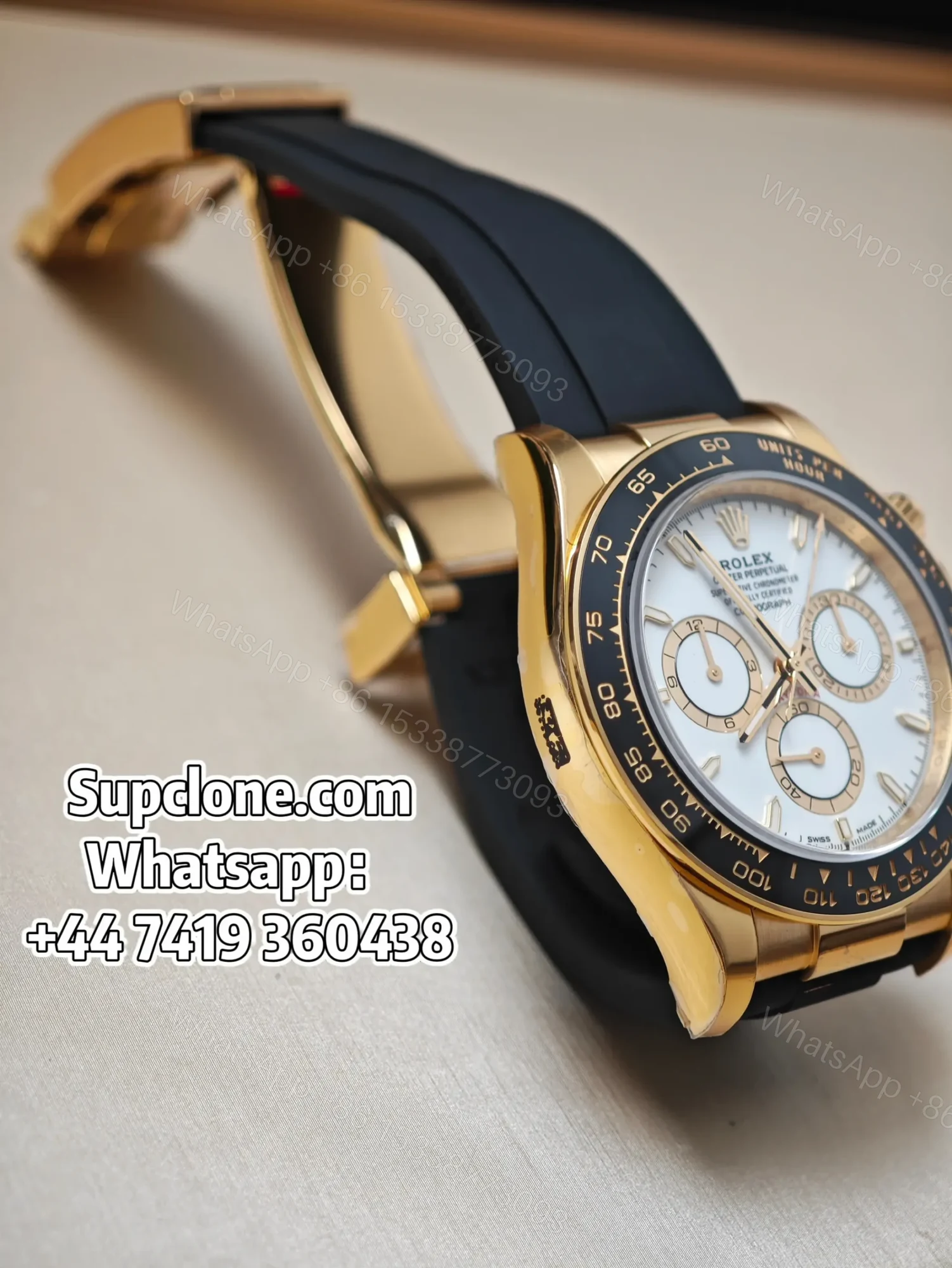 View 7 of Rolex Daytona Super Clone M126518ln-0002 – White Dial 4131 Movement