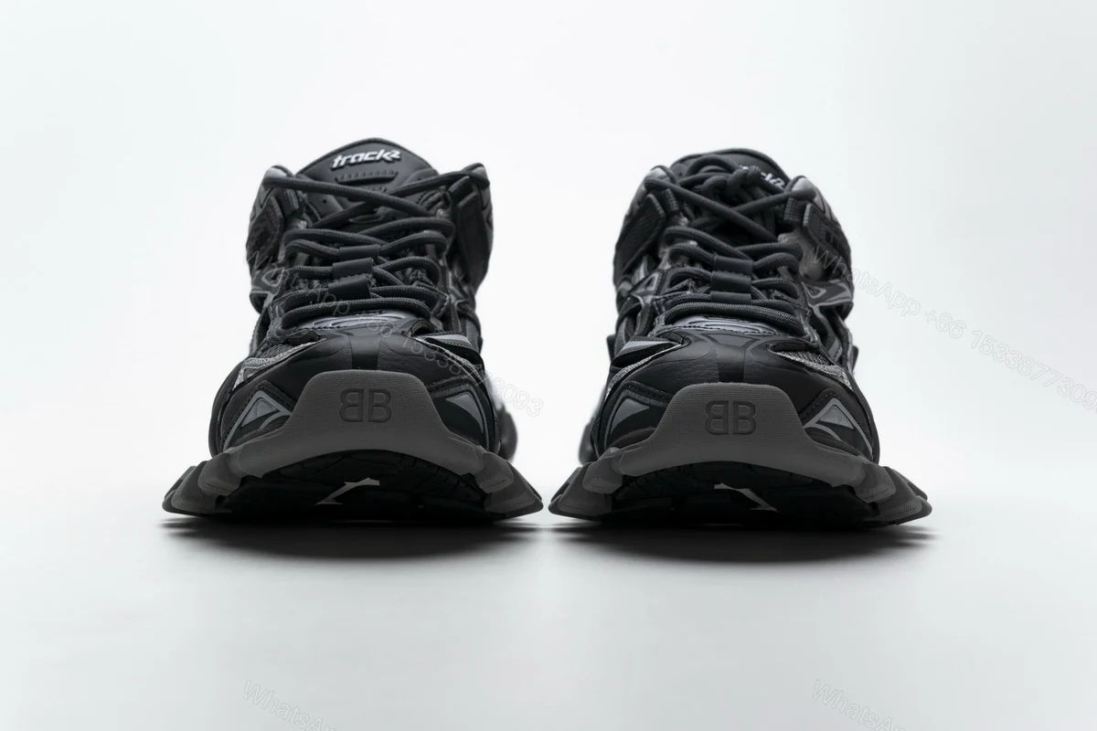 View 4 of Balenciaga Track 2 Sneaker Medium Grey 570391 W2GN3 1285