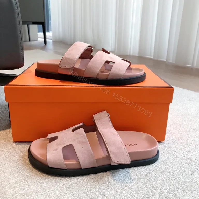 View 4 of Soft Pink Leather-Feel Sandals: Everyday Luxury Chic Comfort