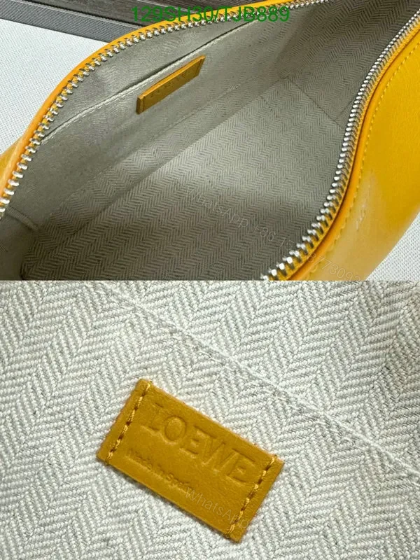 View 23 of Loewe Blue Wash Bag featuring Shiny Calfskin VD403