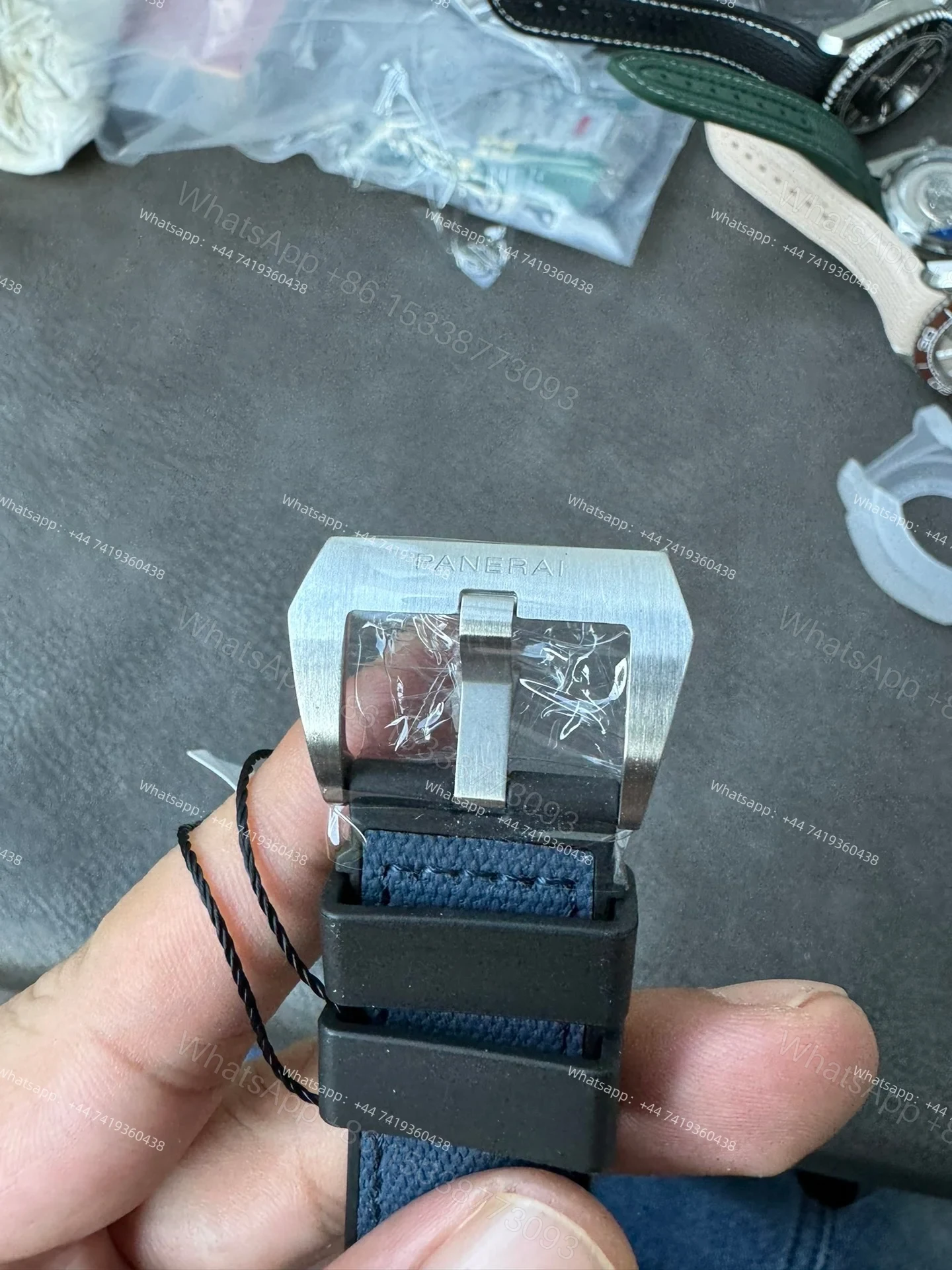 View 11 of Panerai Super Clone Submersible PAM01391 44MM Blue Dial