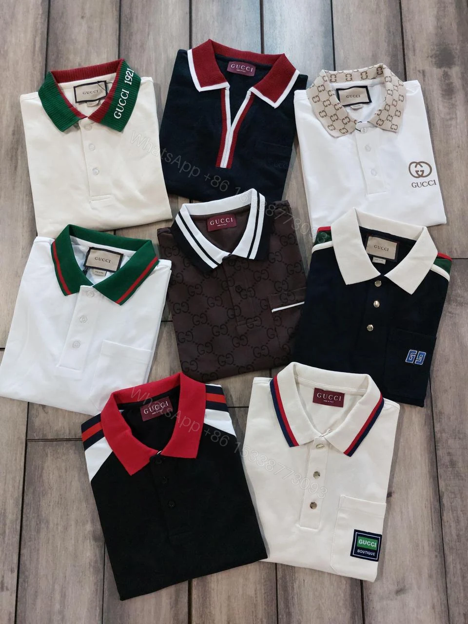 Gucci Half Sleeve Polo Tees First Copy | Imported AAA+ Exclusive Replica — view 1
