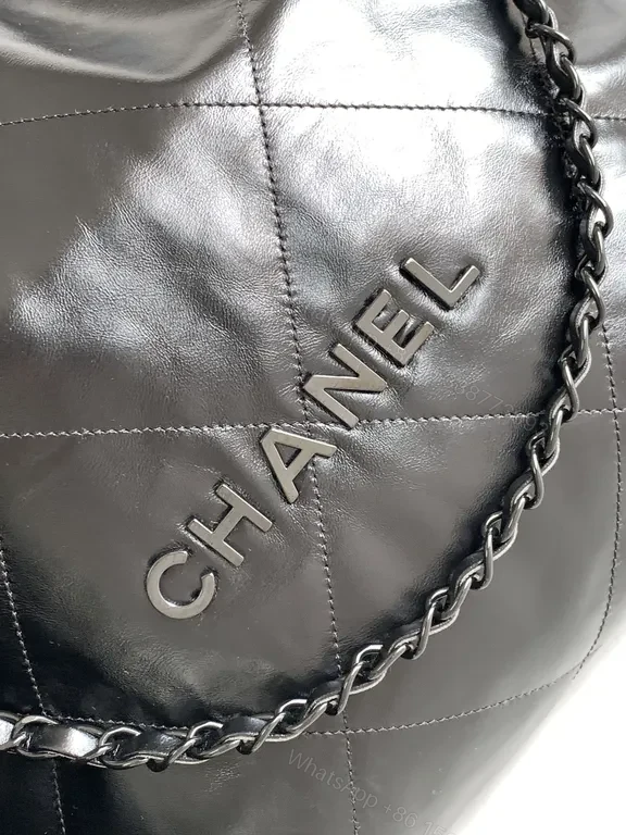 View 6 of Chic Quilted Shoulder Bag with Chain Detailing
