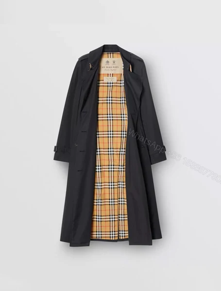 Burberry高仿大衣 巴宝莉a货大衣 Heritage系列切尔西版长款Trench风衣 — view 1