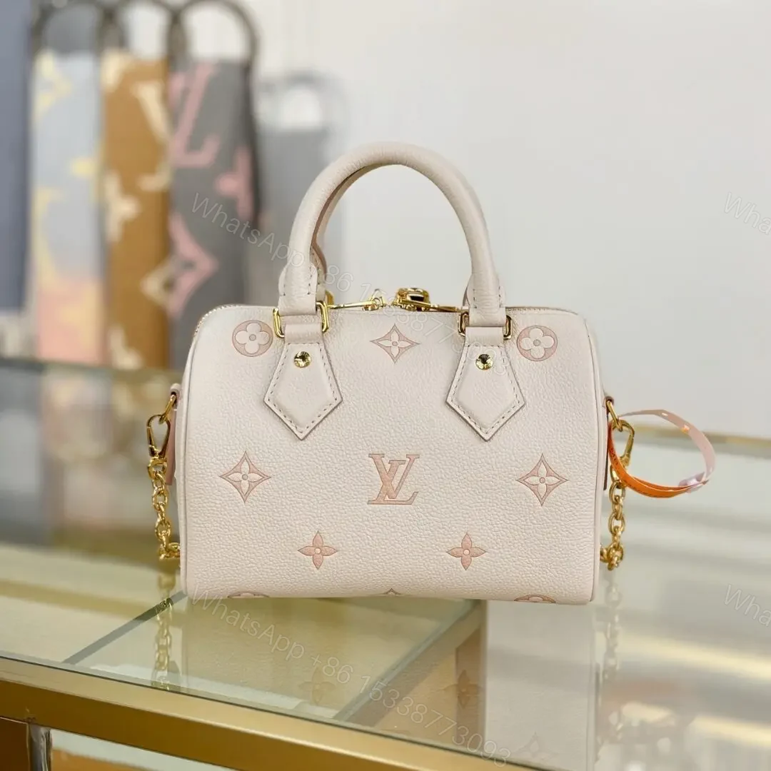 Louis Vuitton Monogram Empreinte Bicolor Speedy Bandoulière 20 — view 1