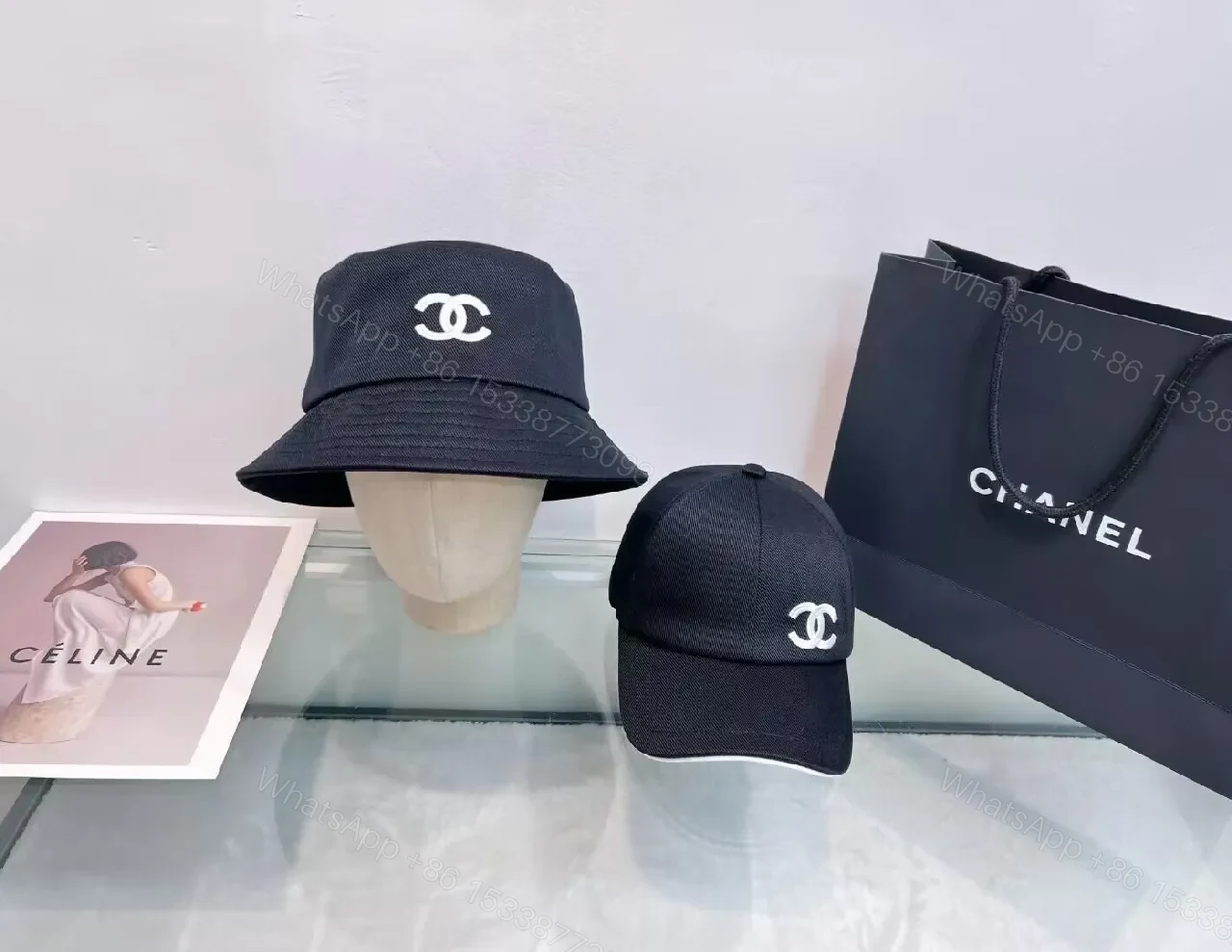 View 4 of Chic Canvas Cap: Premium Cotton, Logo-Embroidered, Everyday Luxury Cap