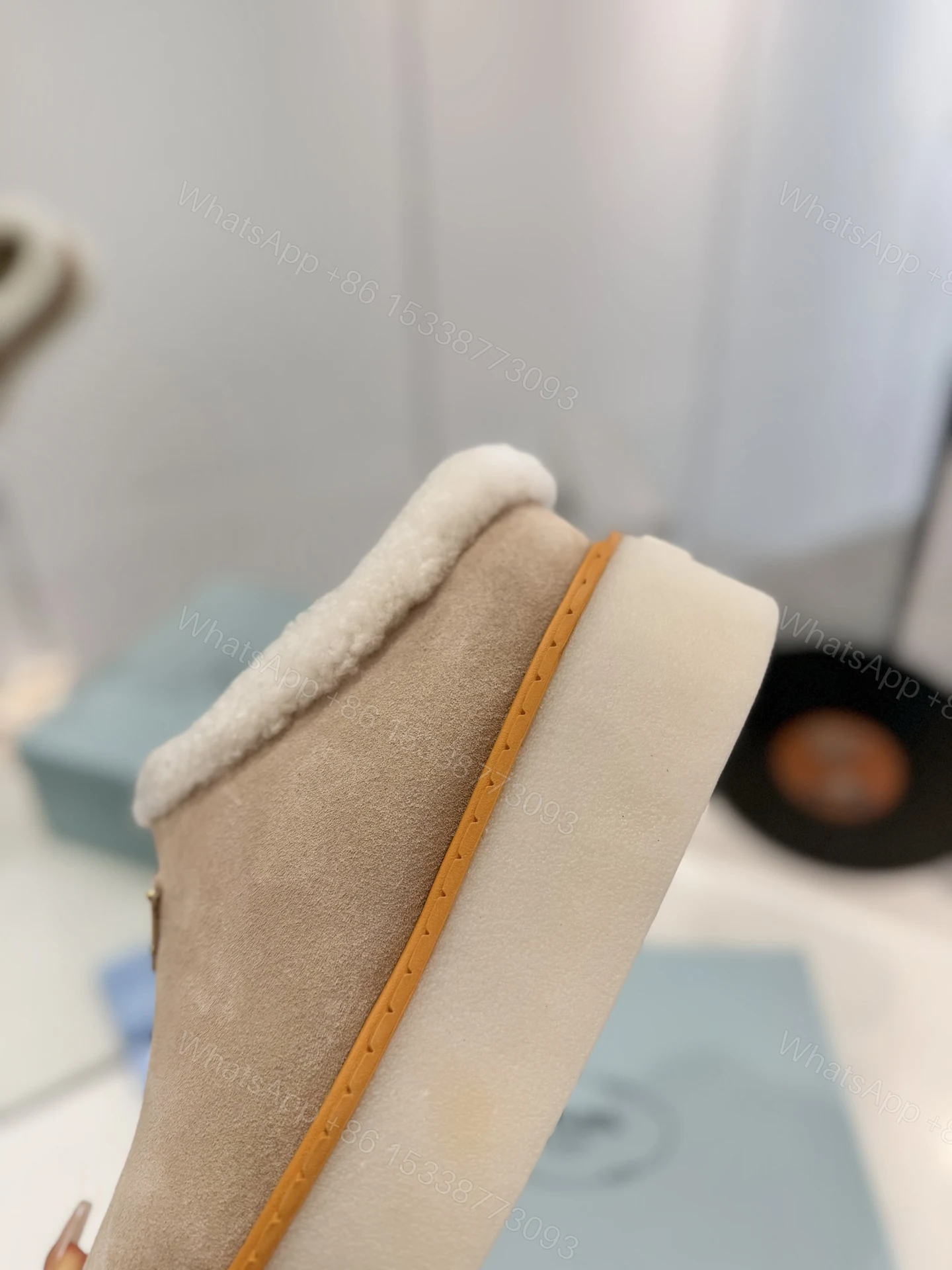 View 7 of PRADA SUEDE MULES BEIGE 1S715NFZG50X0O