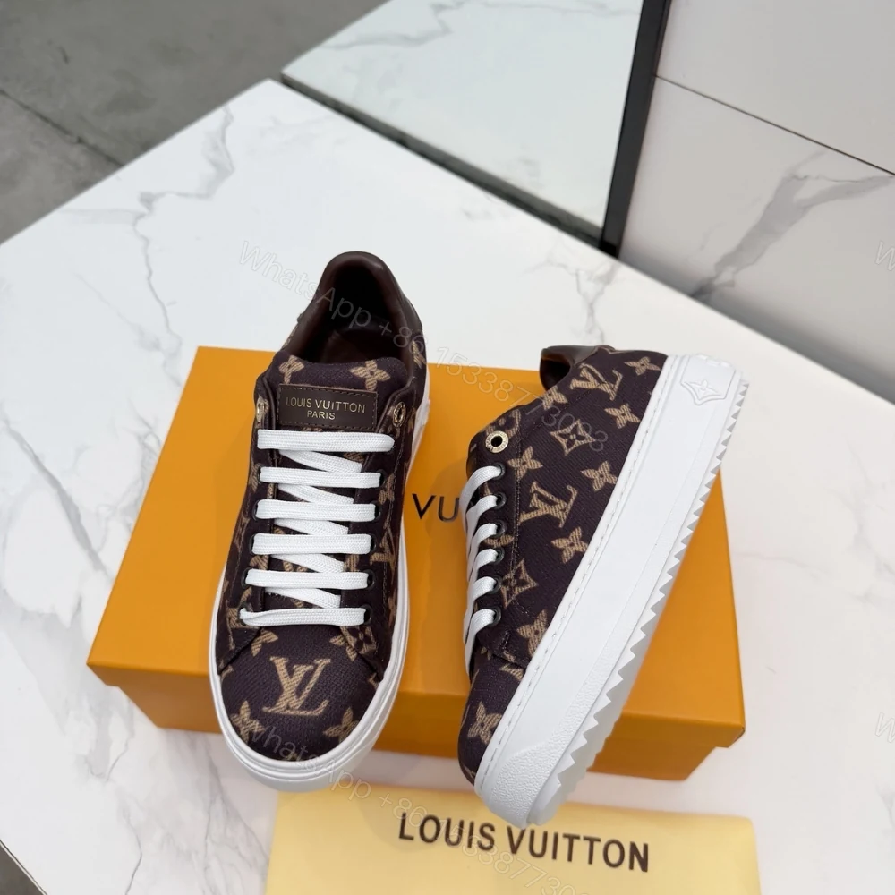View 3 of Louis Vuitton Time Out Sneaker Brown 1Aivbl