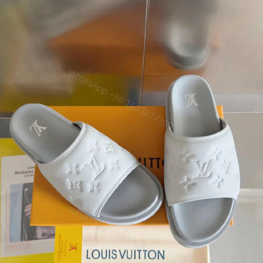 View 6 of Monochrome Luxe Slide: Lightweight Comfort, Signature Motifs