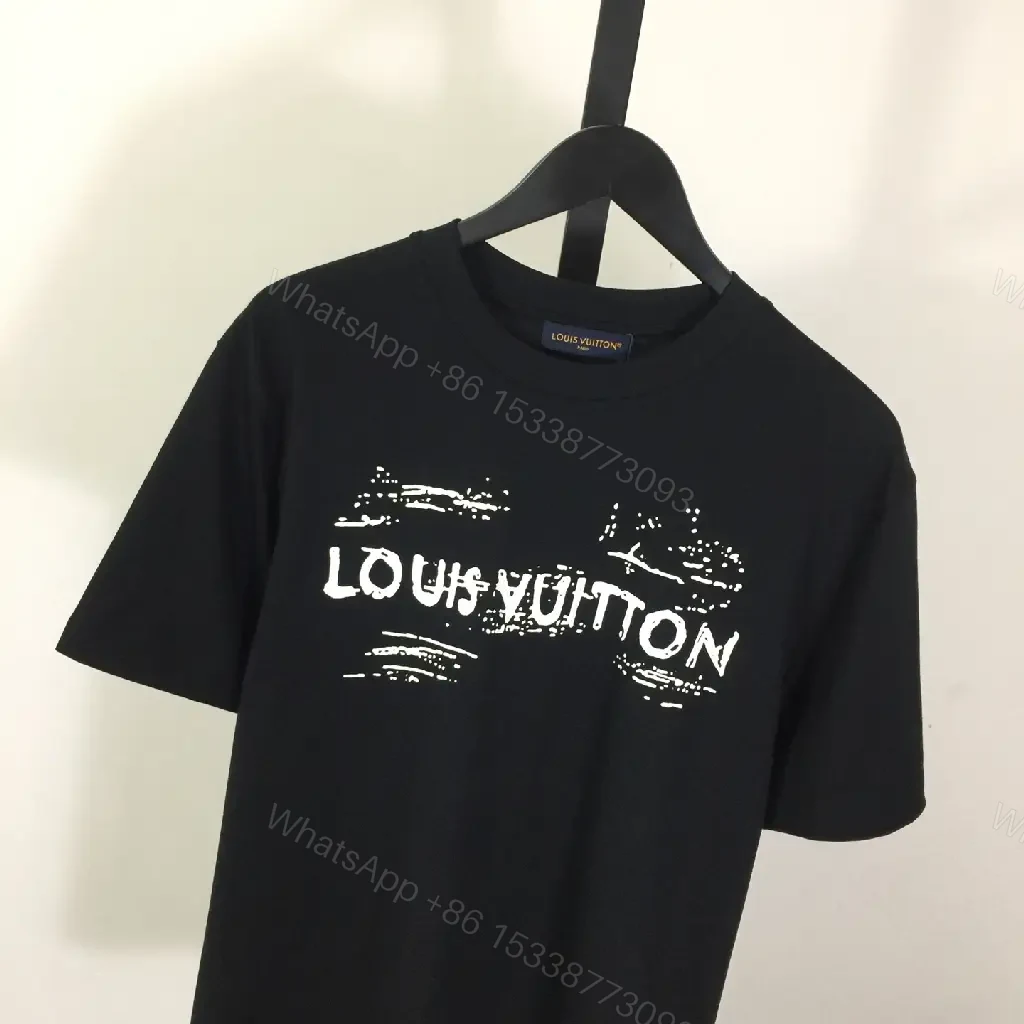 View 6 of Black Cotton Graphic Tee – Minimalist Luxe Streetwear Vibe