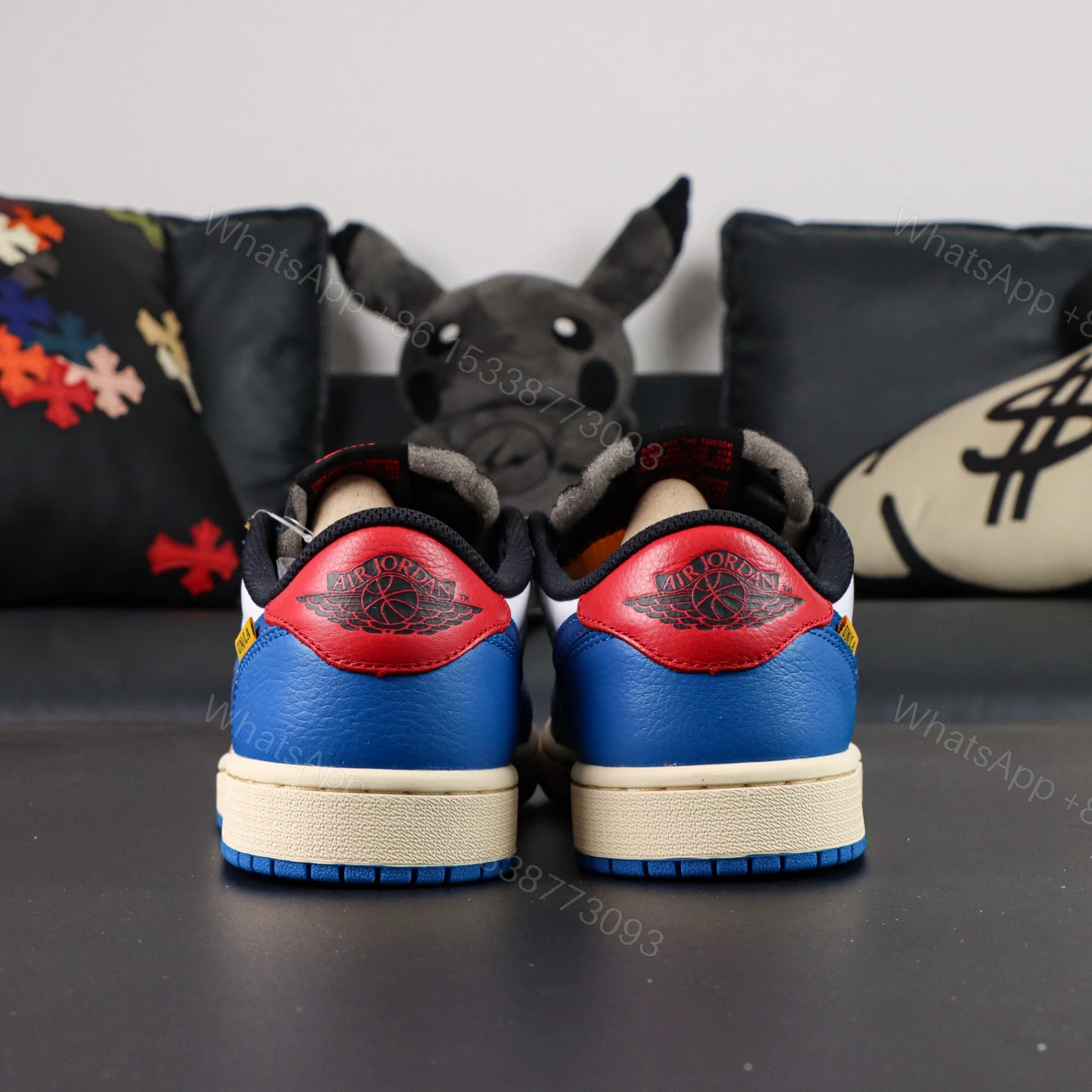 View 6 of Union LA x Air Jordan 1 low Blue