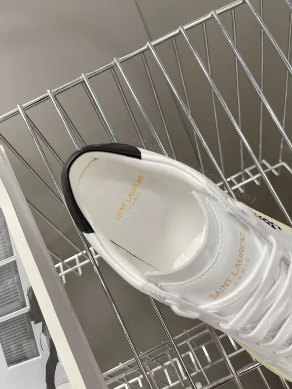 View 8 of Crisp White Leather Sneaker: Luxury Everyday Style
