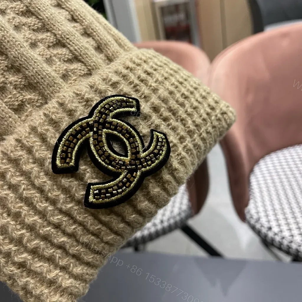 View 2 of Lux Knit Beanie + Premium Luxe Emblem + Cozy Chic + Warmth Texture + Beanie