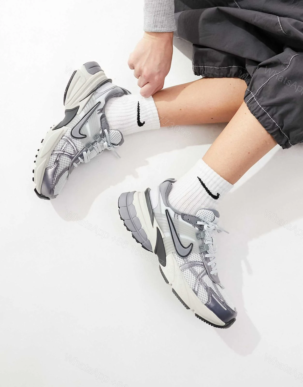 View 2 of FIRST COPY NIKE RUN V2K METALLIC SHOES