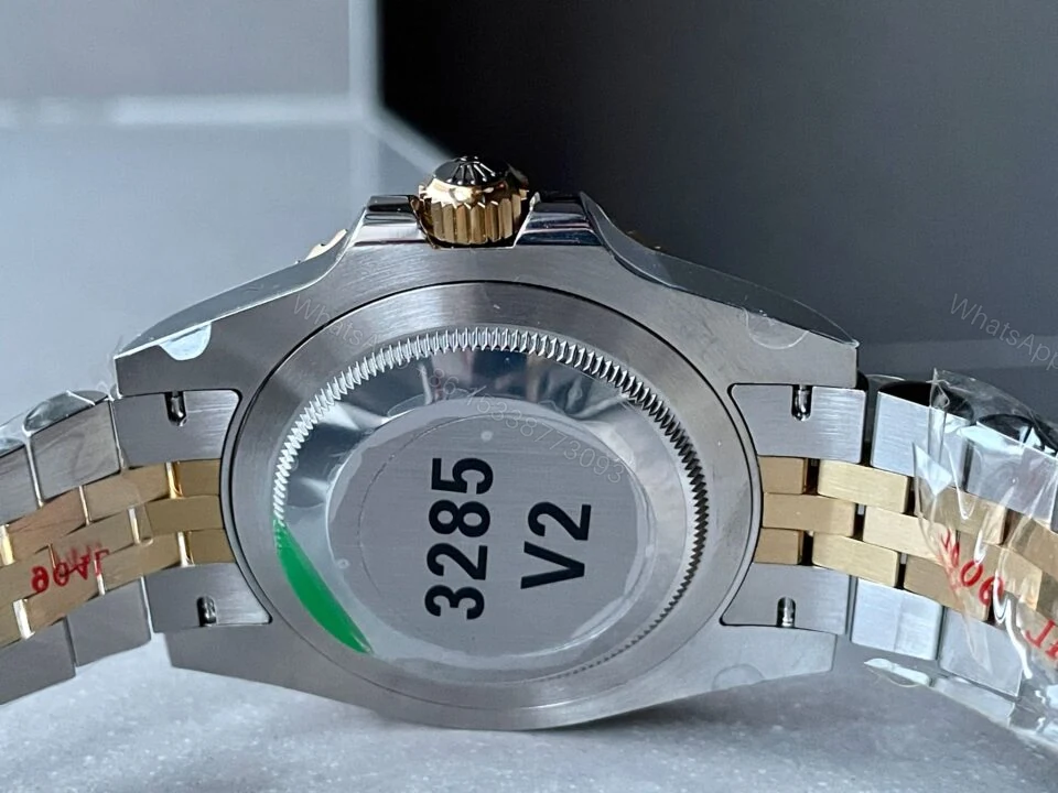 View 7 of EWF Factory 1:1 Rolex GMT-Master II 126713GRNR 904L YG/SS Black Dial Dots VR3285
