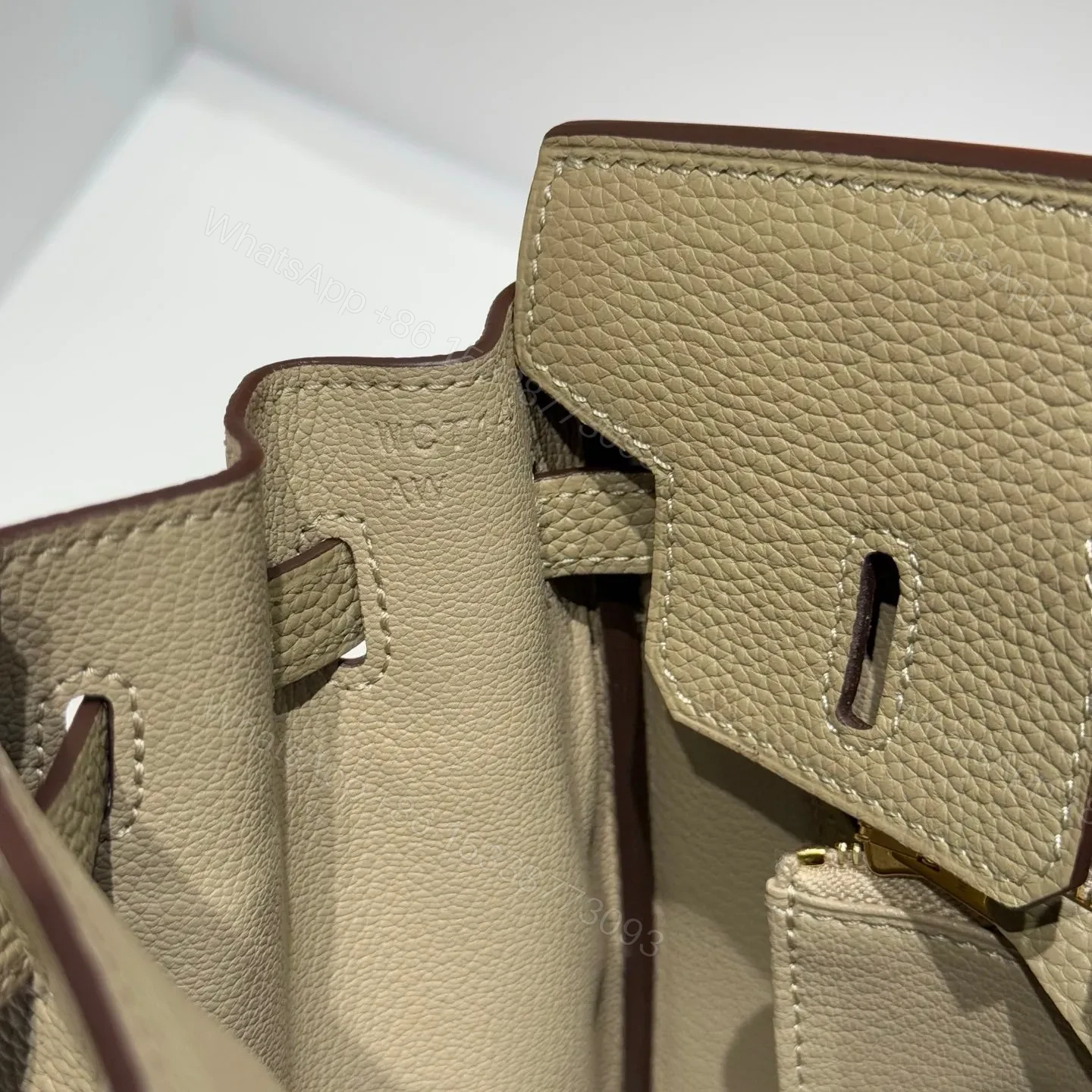 View 6 of HN 25 IN DARK KHAKI GOLD HARDWARE