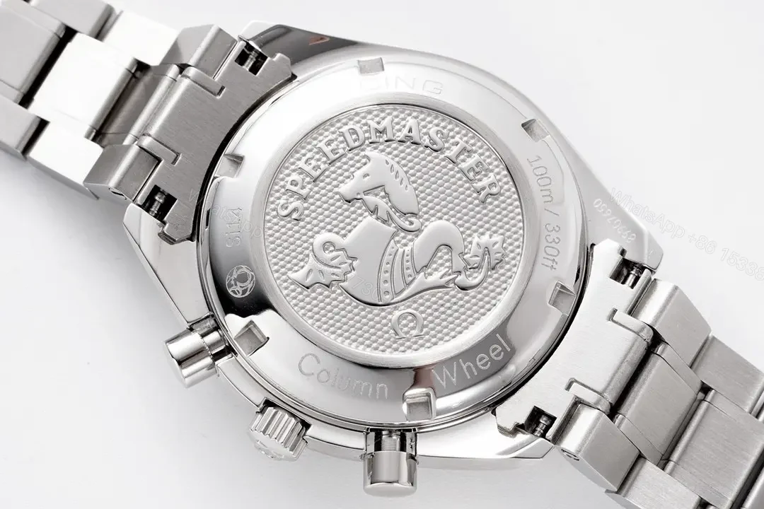 View 8 of Omega Speedmaster Professional 326.32.40.50.06.001 Chronograph Watch Silver Stainless Steel with White Dial