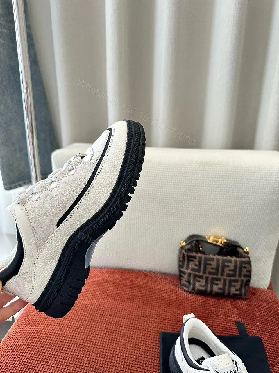 View 9 of Quilted Luxe High-Top Sneakers for All-Day Comfort