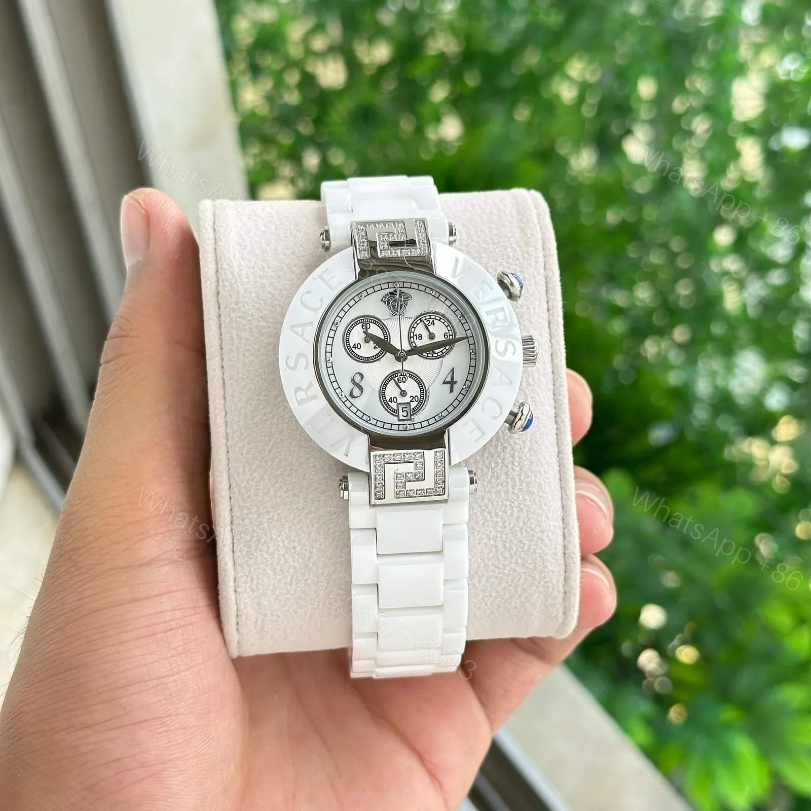 View 2 of Versace White Ceramic