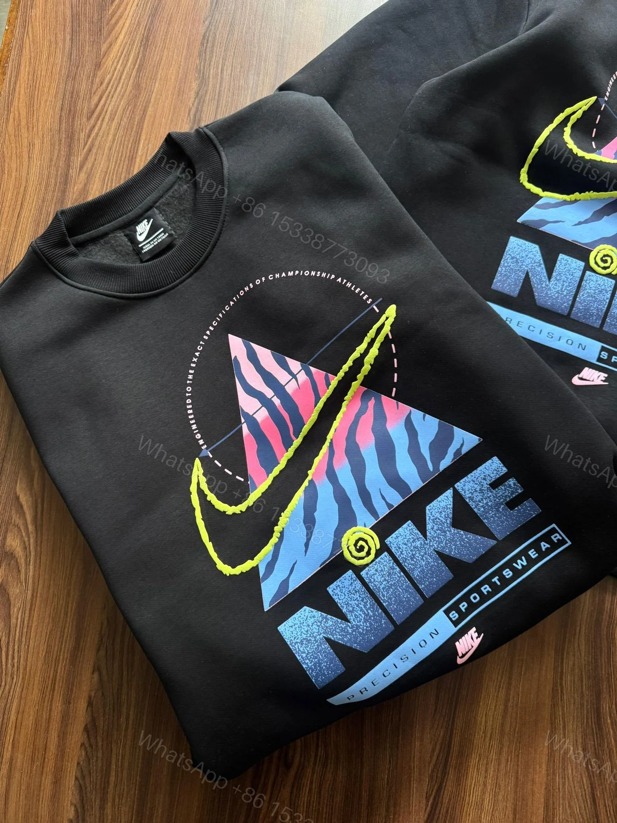 View 3 of First Copy Nike Round Neck Sweatshirt for Men